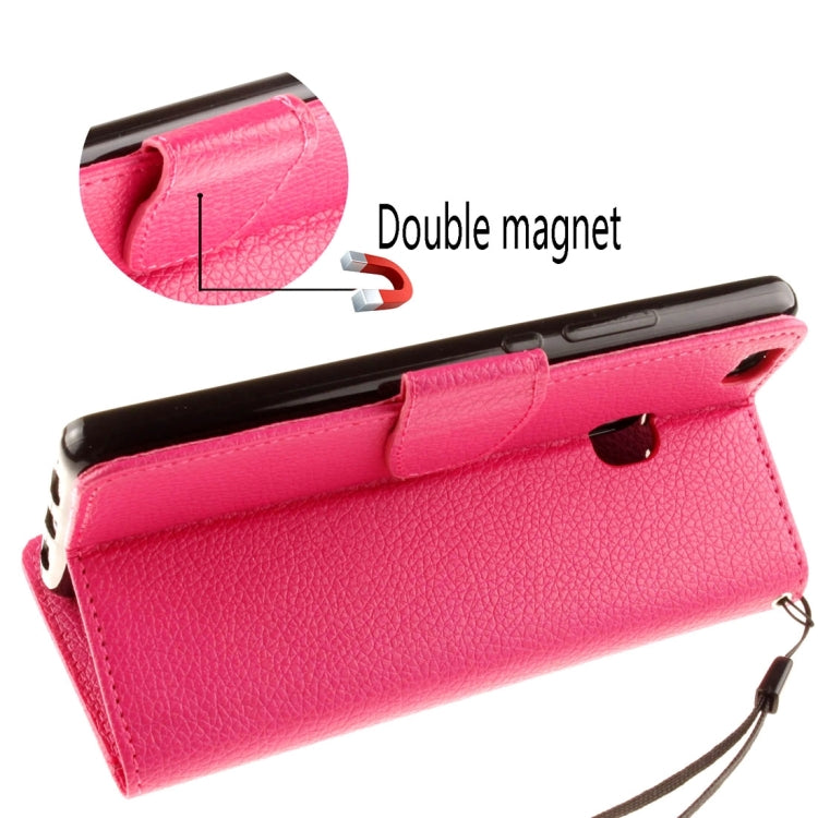 For Huawei  P9 Lite Litchi Texture Horizontal Flip Leather Case with Magnetic Buckle & Holder & Card Slots & Wallet & Photo Frame & Lanyard