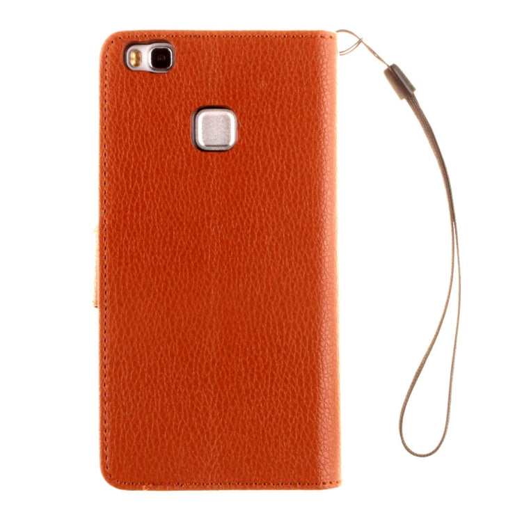 For Huawei  P9 Lite Litchi Texture Horizontal Flip Leather Case with Magnetic Buckle & Holder & Card Slots & Wallet & Photo Frame & Lanyard