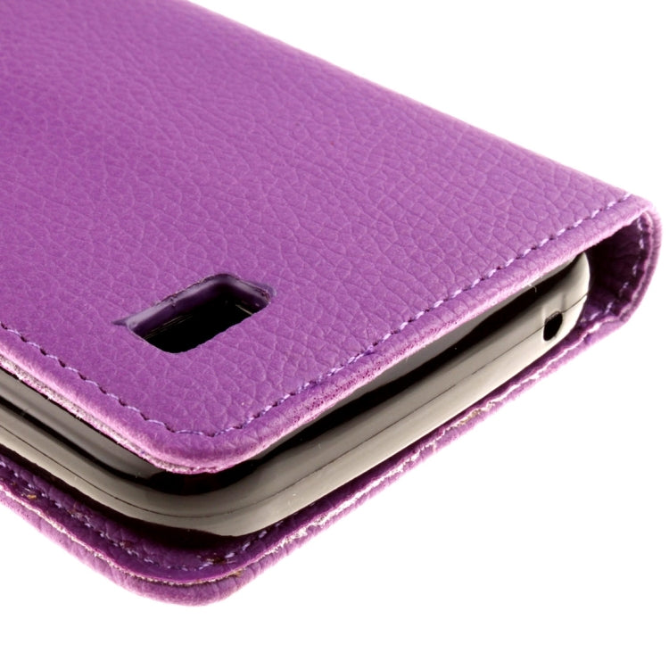 For Huawei  Y5 / Y560 Litchi Texture Horizontal Flip Leather Case with Magnetic Buckle & Holder & Card Slots & Wallet & Photo Frame & Lanyard