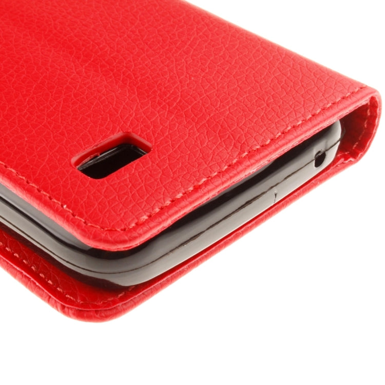 For Huawei  Y5 / Y560 Litchi Texture Horizontal Flip Leather Case with Magnetic Buckle & Holder & Card Slots & Wallet & Photo Frame & Lanyard