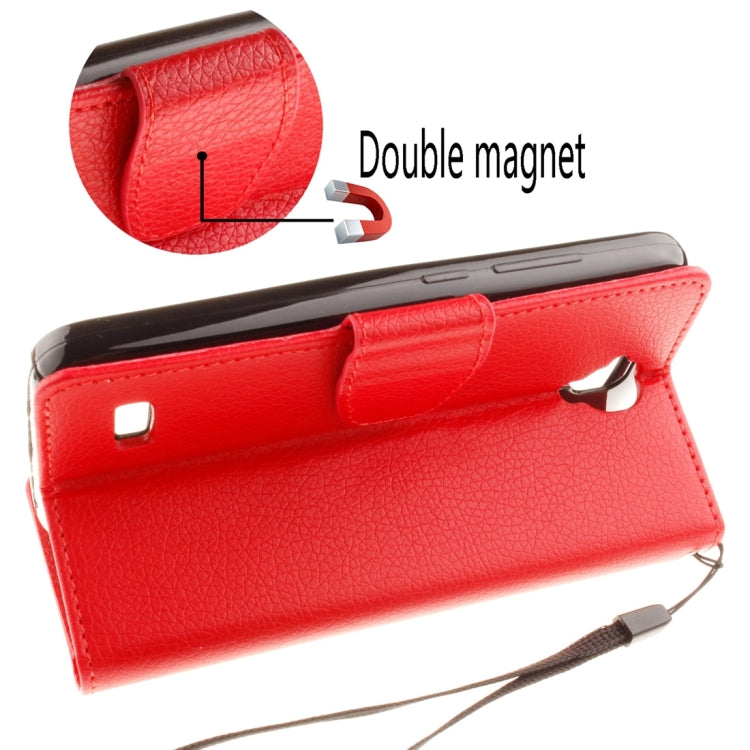 For Huawei  Y5 / Y560 Litchi Texture Horizontal Flip Leather Case with Magnetic Buckle & Holder & Card Slots & Wallet & Photo Frame & Lanyard