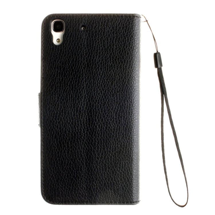 For Huawei  Honor 4A & Y6 Litchi Texture Horizontal Flip Leather Case with Magnetic Buckle & Holder & Card Slots & Wallet & Photo Frame & Lanyard