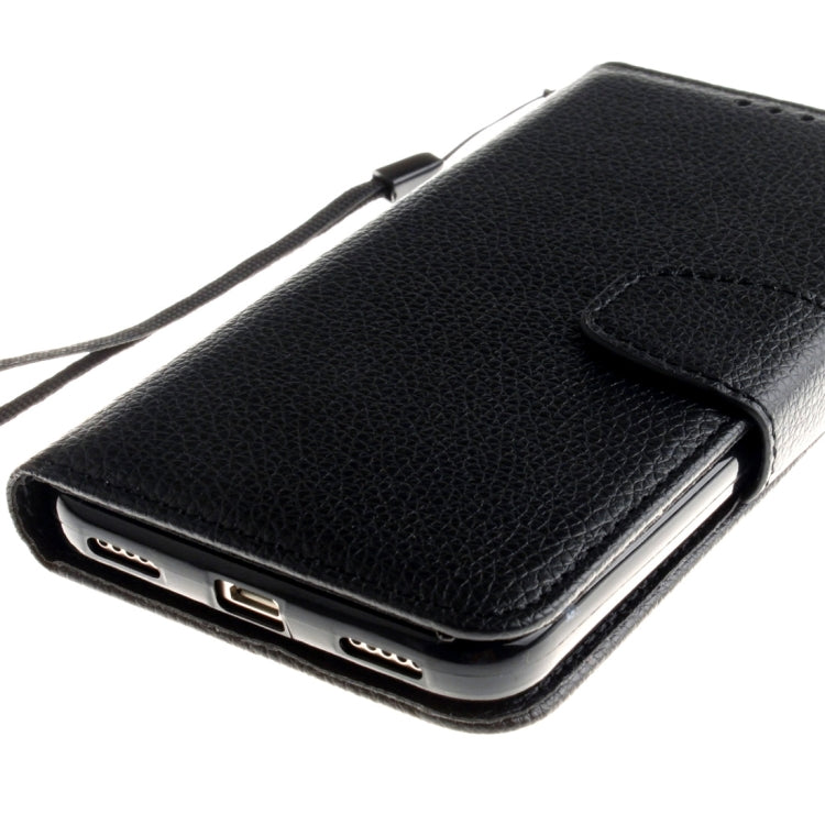 For Huawei  Honor 4A & Y6 Litchi Texture Horizontal Flip Leather Case with Magnetic Buckle & Holder & Card Slots & Wallet & Photo Frame & Lanyard