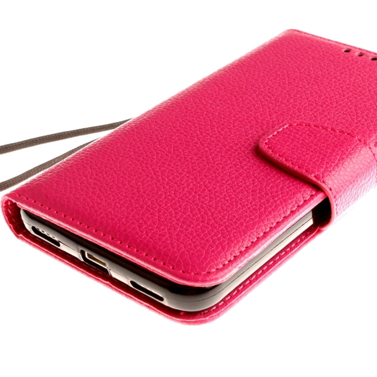 For Huawei  Honor 4A & Y6 Litchi Texture Horizontal Flip Leather Case with Magnetic Buckle & Holder & Card Slots & Wallet & Photo Frame & Lanyard