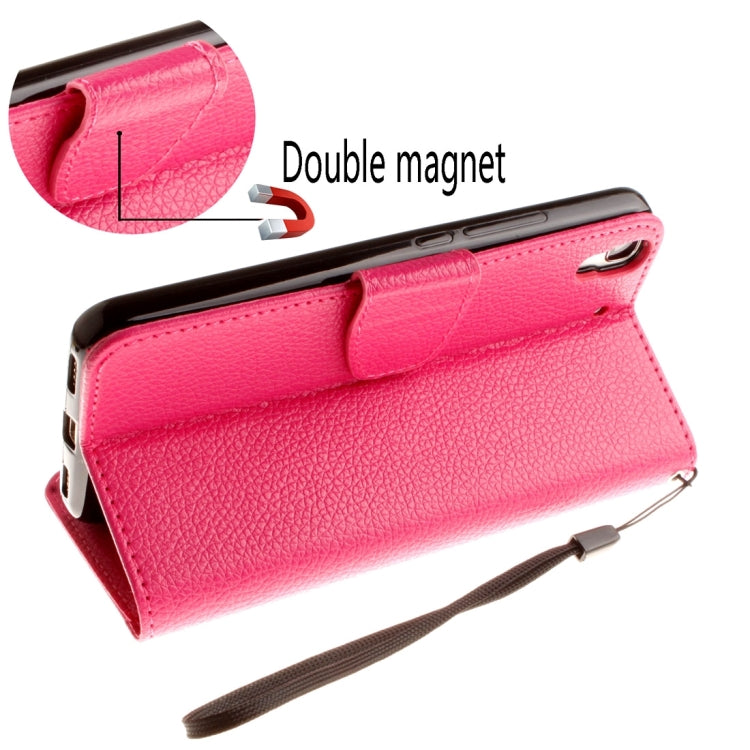 For Huawei  Honor 4A & Y6 Litchi Texture Horizontal Flip Leather Case with Magnetic Buckle & Holder & Card Slots & Wallet & Photo Frame & Lanyard