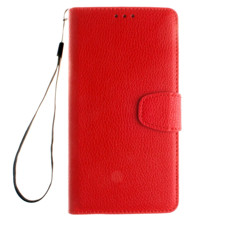 For Huawei  Honor 4A & Y6 Litchi Texture Horizontal Flip Leather Case with Magnetic Buckle & Holder & Card Slots & Wallet & Photo Frame & Lanyard