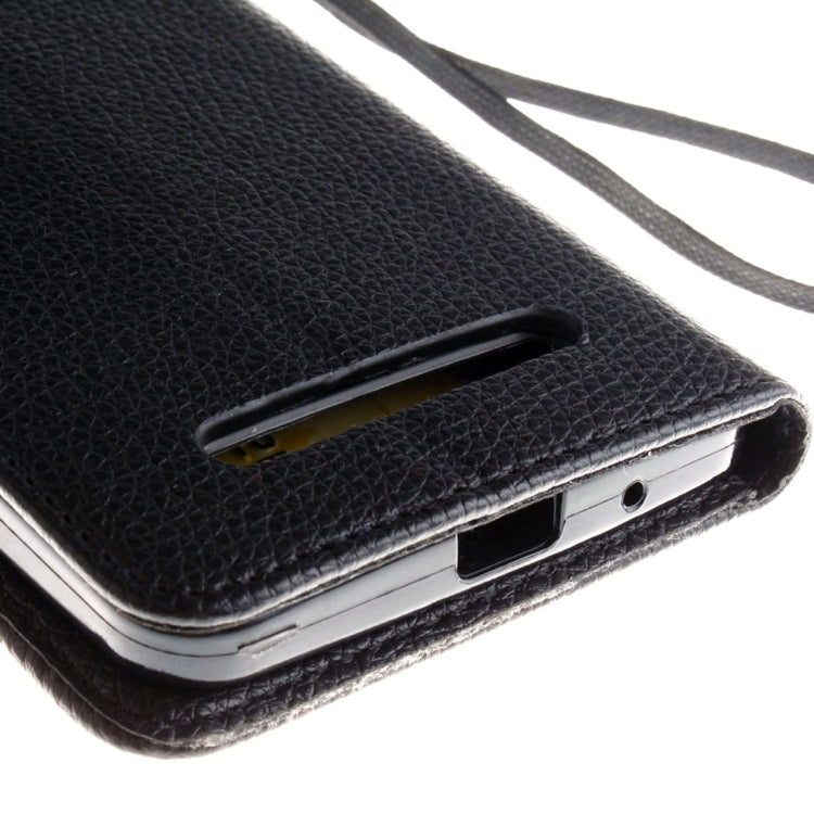 For ASUS ZenFone 5 Litchi Texture Horizontal Flip Leather Case with Magnetic Buckle & Holder & Card Slots & Wallet & Photo Frame & Lanyard