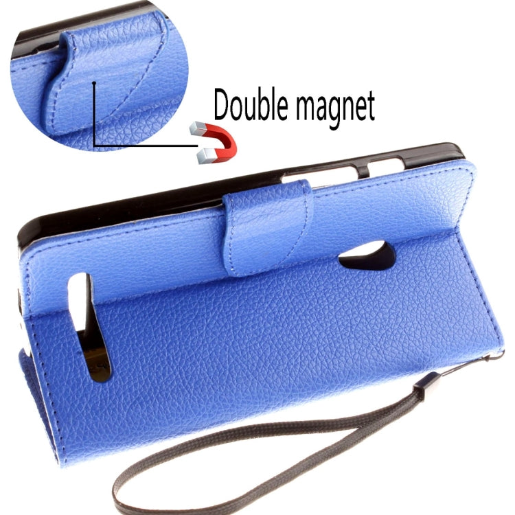 For ASUS ZenFone 5 Litchi Texture Horizontal Flip Leather Case with Magnetic Buckle & Holder & Card Slots & Wallet & Photo Frame & Lanyard