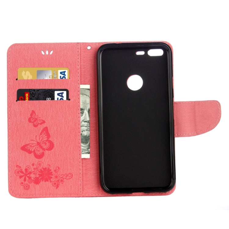 For Google Pixel Butterflies Embossing Horizontal Flip Leather Case with Holder & Card Slots & Wallet & Lanyard