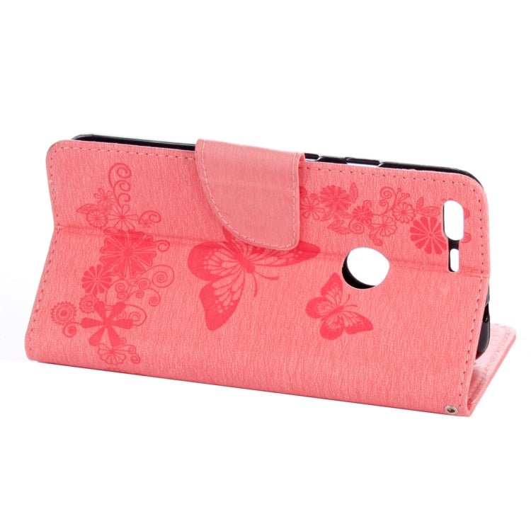 For Google Pixel Butterflies Embossing Horizontal Flip Leather Case with Holder & Card Slots & Wallet & Lanyard