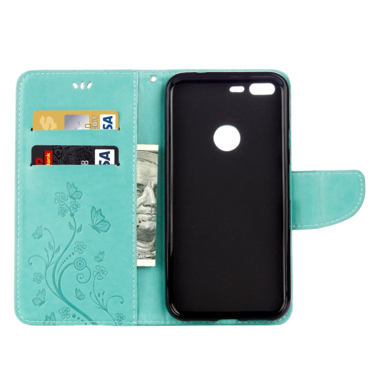 For Google Pixel Butterflies Love Flowers Embossing Horizontal Flip Leather Case with Holder & Card Slots & Wallet & Lanyard