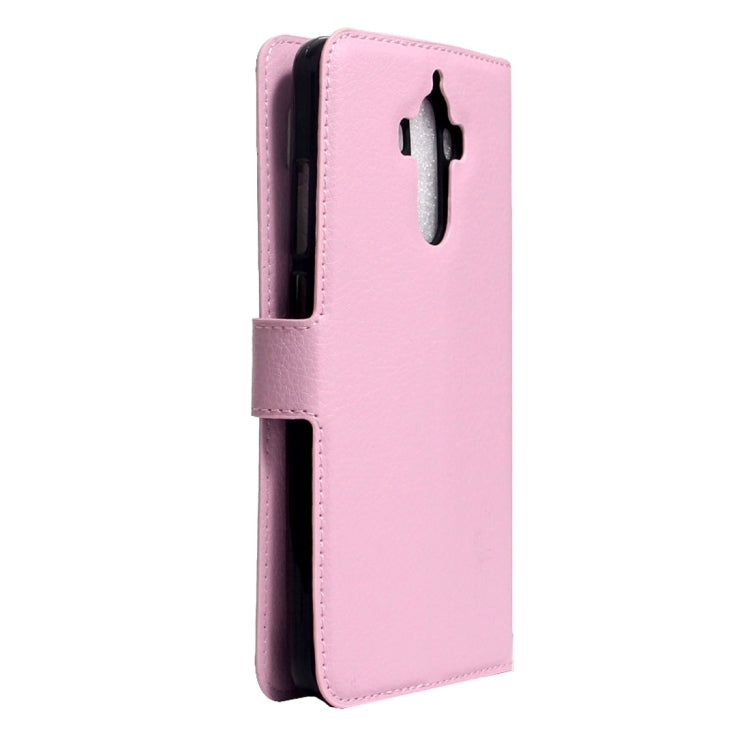 For Huawei  Mate 9 Litchi Texture Horizontal Flip Leather Case with Magnetic Buckle & Holder & Card Slots & Wallet
