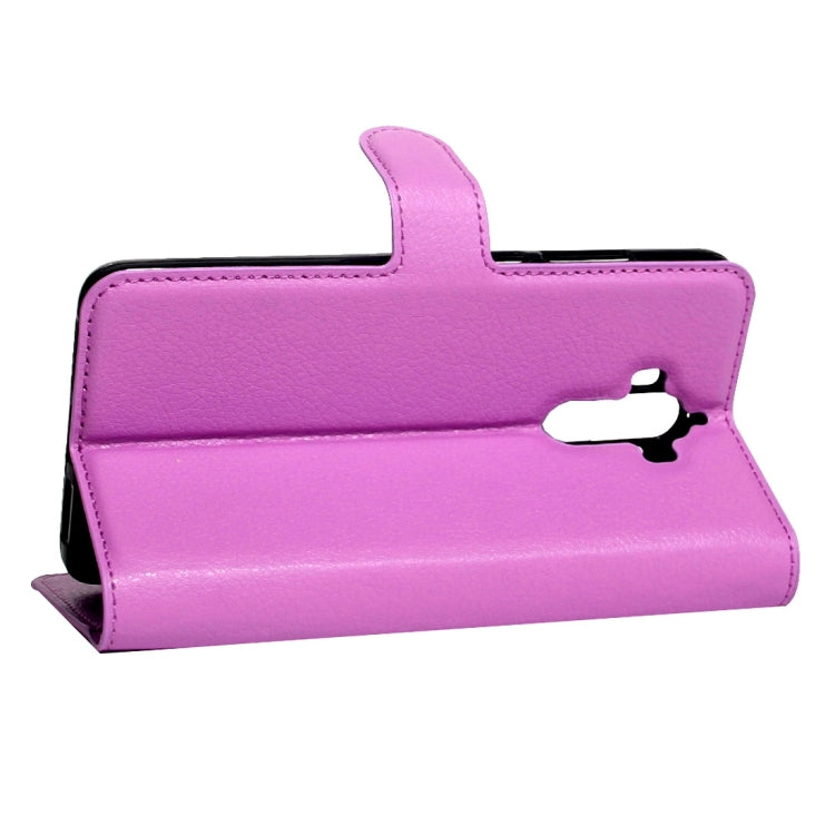 For Huawei  Mate 9 Litchi Texture Horizontal Flip Leather Case with Magnetic Buckle & Holder & Card Slots & Wallet