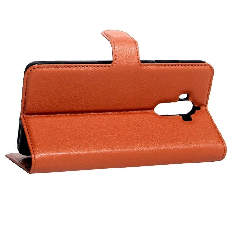 For Huawei  Mate 9 Litchi Texture Horizontal Flip Leather Case with Magnetic Buckle & Holder & Card Slots & Wallet