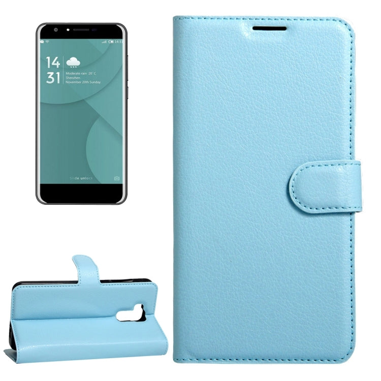 For DOOGEE  Y6 (MPH2412) Litchi Texture Horizontal Flip Leather Case with Magnetic Buckle & Holder & Card Slots & Wallet