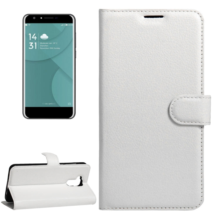 For DOOGEE  Y6 (MPH2412) Litchi Texture Horizontal Flip Leather Case with Magnetic Buckle & Holder & Card Slots & Wallet