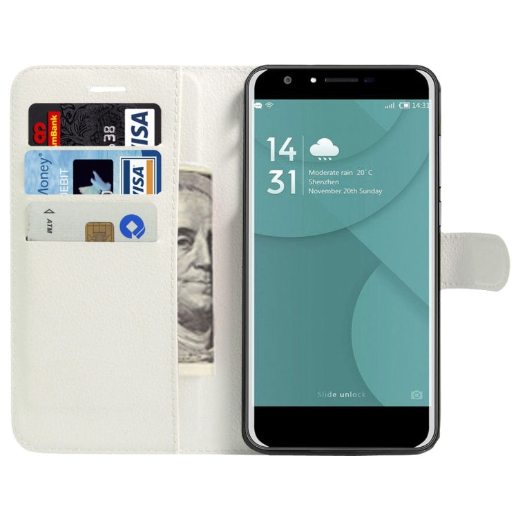 For DOOGEE  Y6 (MPH2412) Litchi Texture Horizontal Flip Leather Case with Magnetic Buckle & Holder & Card Slots & Wallet