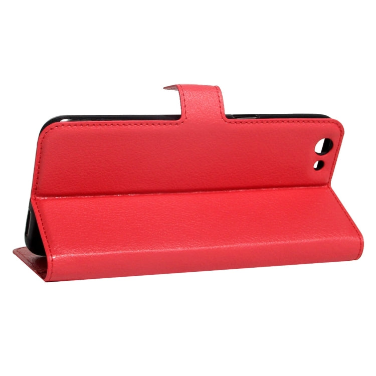 For OPPO  R9s Litchi Texture Horizontal Flip Leather Case with Magnetic Buckle & Holder & Card Slots & Wallet