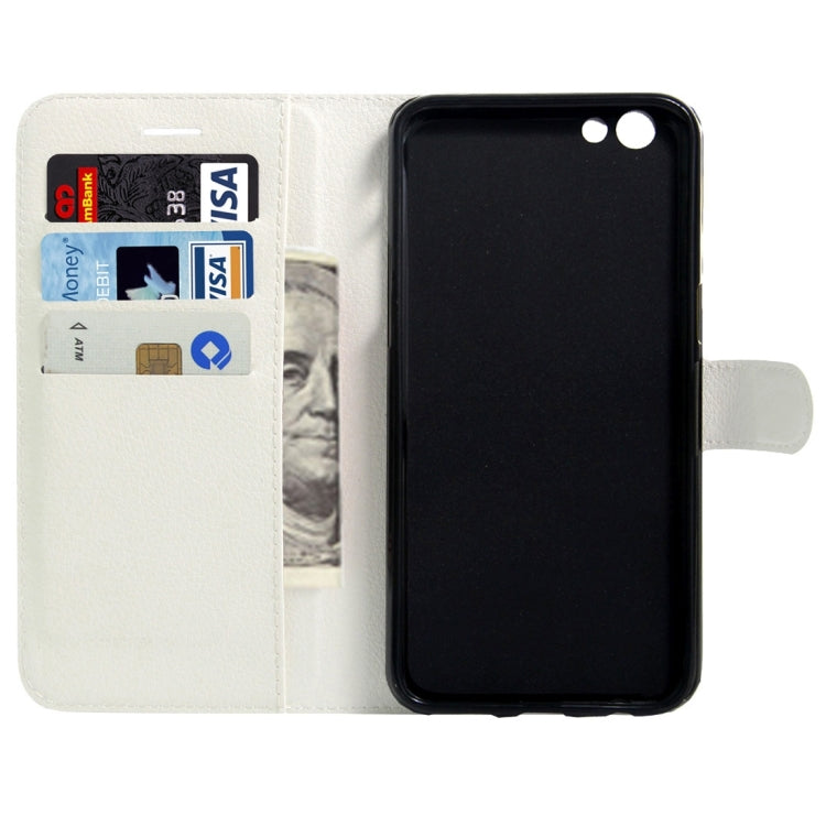 For OPPO  R9s Litchi Texture Horizontal Flip Leather Case with Magnetic Buckle & Holder & Card Slots & Wallet