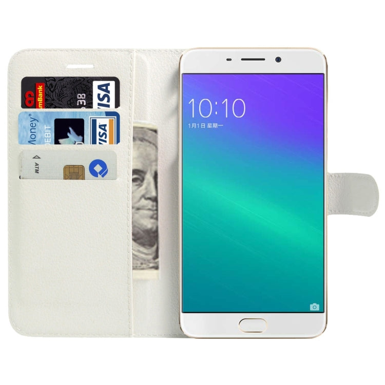 For OPPO  R9s Litchi Texture Horizontal Flip Leather Case with Magnetic Buckle & Holder & Card Slots & Wallet