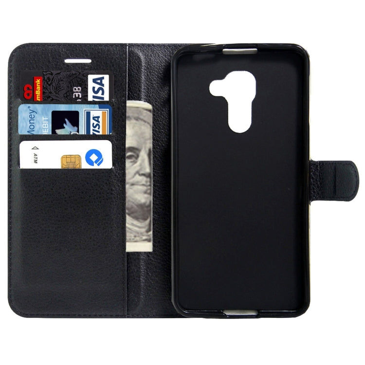 For BlackBerry DTEK60 Litchi Texture Horizontal Flip Leather Case with Magnetic Buckle & Holder & Card Slots & Wallet