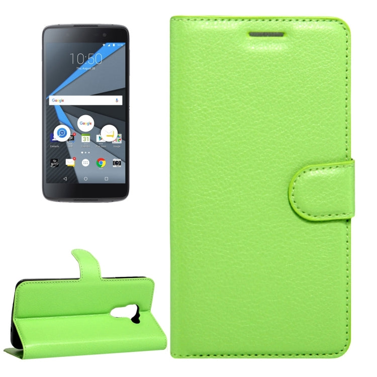 For BlackBerry DTEK60 Litchi Texture Horizontal Flip Leather Case with Magnetic Buckle & Holder & Card Slots & Wallet