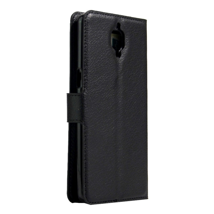 For OnePlus  3 & 3T Litchi Texture Horizontal Flip Leather Case with Magnetic Buckle & Holder & Card Slots & Wallet