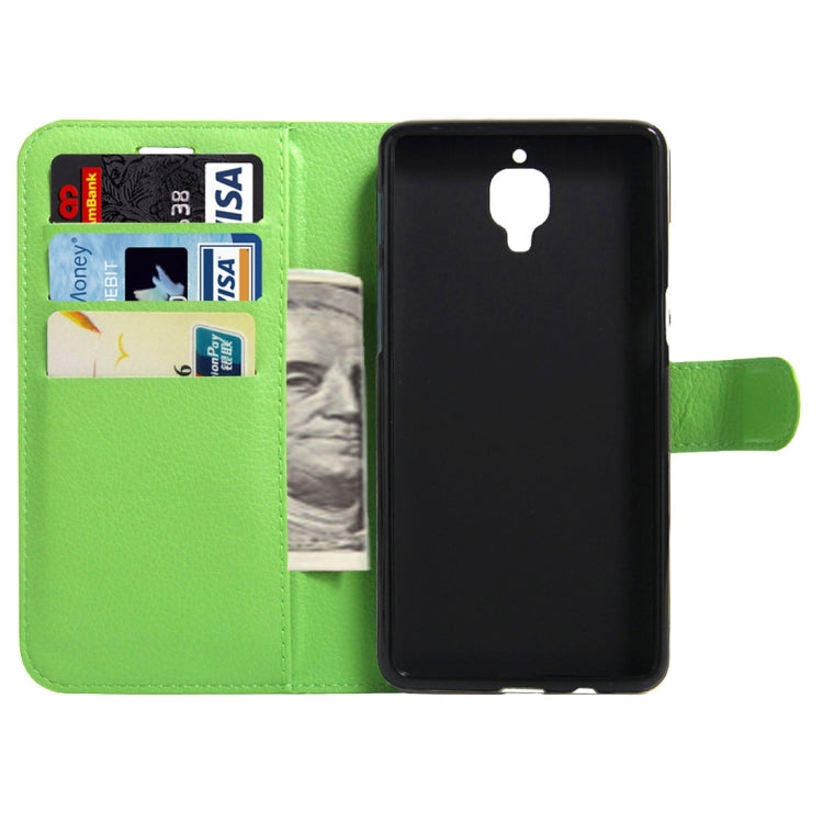 For OnePlus  3 & 3T Litchi Texture Horizontal Flip Leather Case with Magnetic Buckle & Holder & Card Slots & Wallet