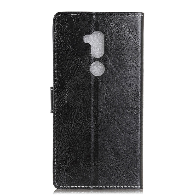 For Alcatel A7 XL Retro Crazy Horse Texture Horizontal Flip Leather Case with Holder & Card Slots & Wallet & Photo Frame