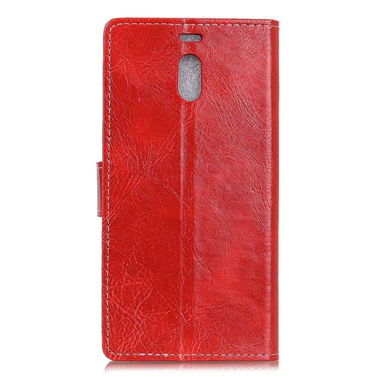 For Meizu  M6 Note Retro Crazy Horse Texture Horizontal Flip Leather Case with Holder & Card Slots & Wallet & Photo Frame