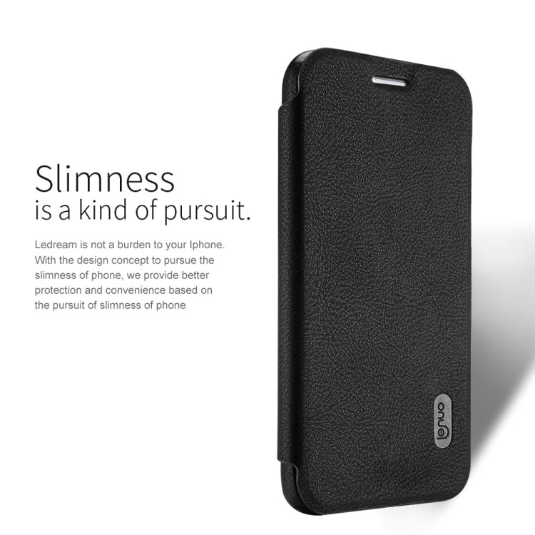 Lenuo for Google Pixel XL PU+PC  Litchi Texture Horizontal Flip Leather Case with Card Slots