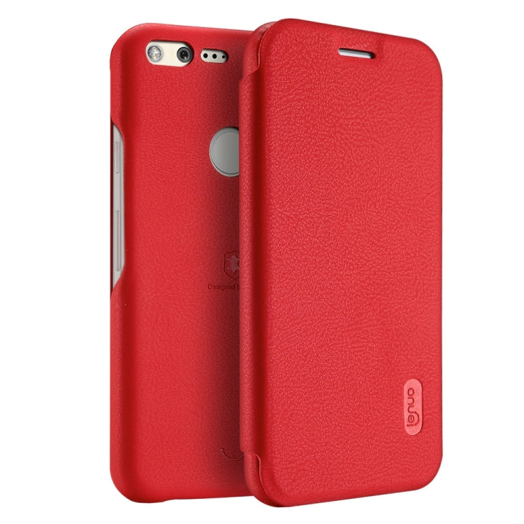 Lenuo for Google Pixel XL PU+PC  Litchi Texture Horizontal Flip Leather Case with Card Slots