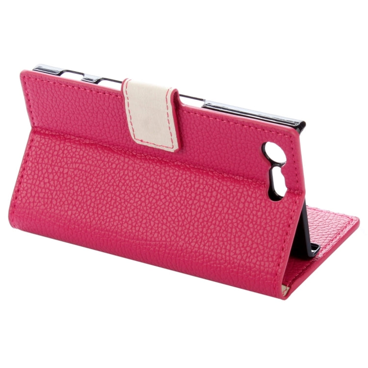 For Sony Xperia X Compact Litchi Texture Horizontal Flip Leather Case with Holder & Card Slots & Wallet