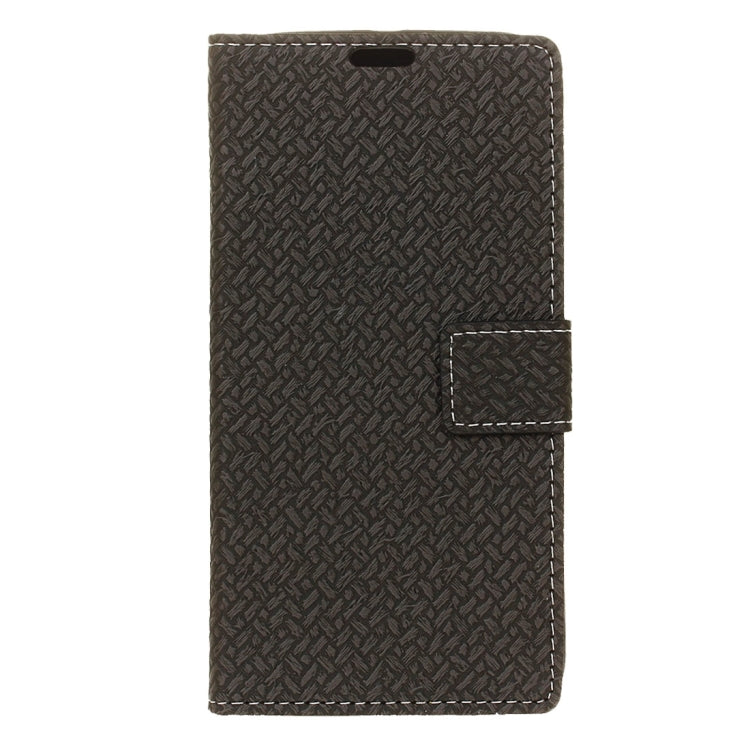 For LG K10 (2017) (EU Version) Knit Texture Horizontal Flip Leather Case with Holder & Card Slots & Wallet & Photo Frame