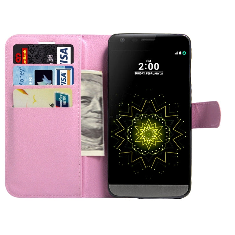 For LG LV5 Litchi Texture Horizontal Flip Leather Case with Magnetic Buckle & Holder & Card Slots & Wallet