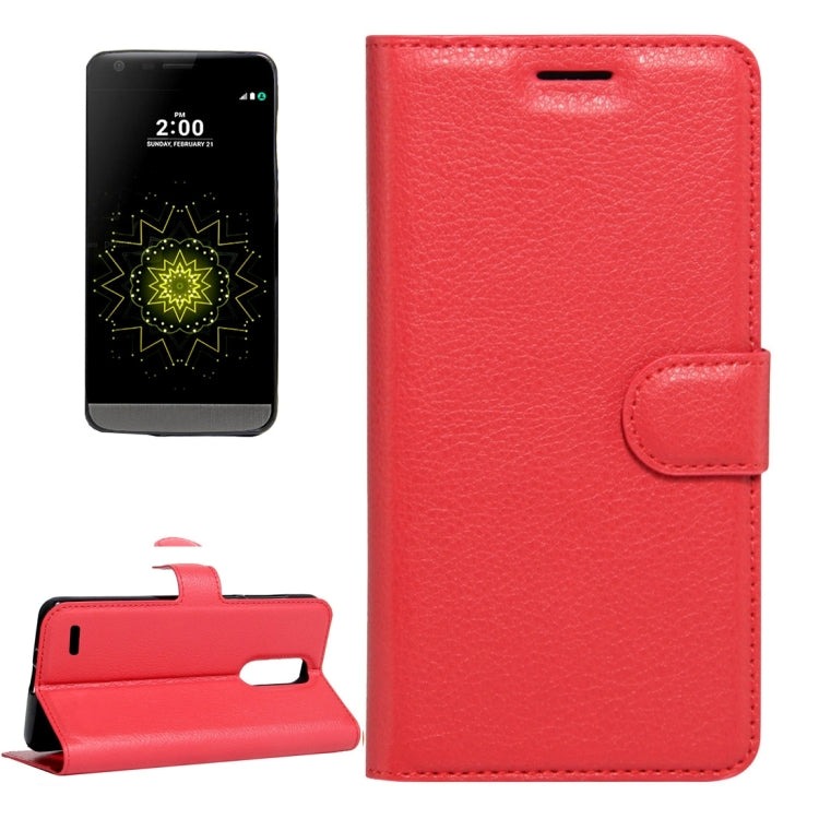 For LG LV5 Litchi Texture Horizontal Flip Leather Case with Magnetic Buckle & Holder & Card Slots & Wallet