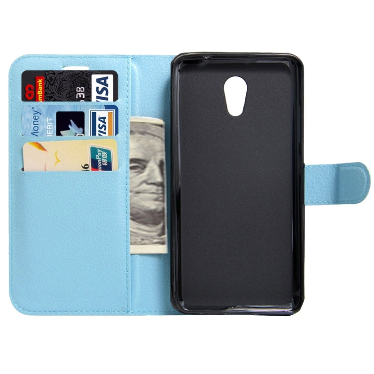 For Lenovo Vibe P2 C72 Litchi Texture Horizontal Flip Leather Case with Magnetic Buckle & Holder & Card Slots & Wallet