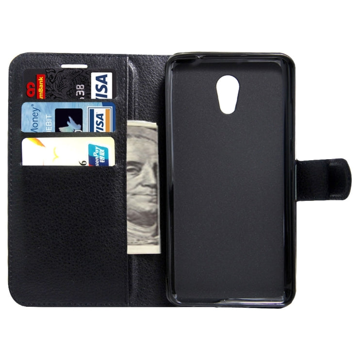 For Meizu  PRO 6 Plus Litchi Texture Horizontal Flip Leather Case with Magnetic Buckle & Holder & Card Slots & Wallet