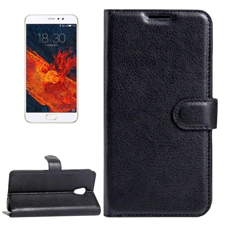 For Meizu  PRO 6 Plus Litchi Texture Horizontal Flip Leather Case with Magnetic Buckle & Holder & Card Slots & Wallet