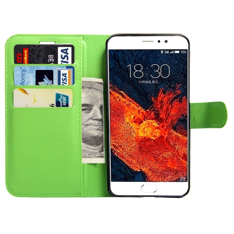 For Meizu  PRO 6 Plus Litchi Texture Horizontal Flip Leather Case with Magnetic Buckle & Holder & Card Slots & Wallet