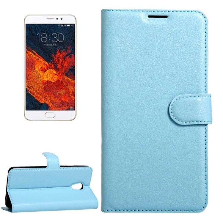 For Meizu  PRO 6 Plus Litchi Texture Horizontal Flip Leather Case with Magnetic Buckle & Holder & Card Slots & Wallet