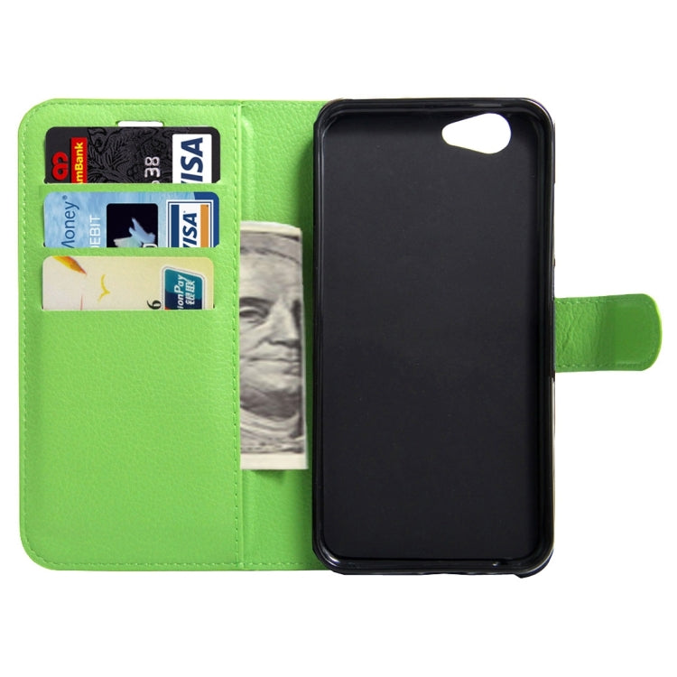 For Meizu  Meilan X Litchi Texture Horizontal Flip Leather Case with Magnetic Buckle & Holder & Card Slots & Wallet