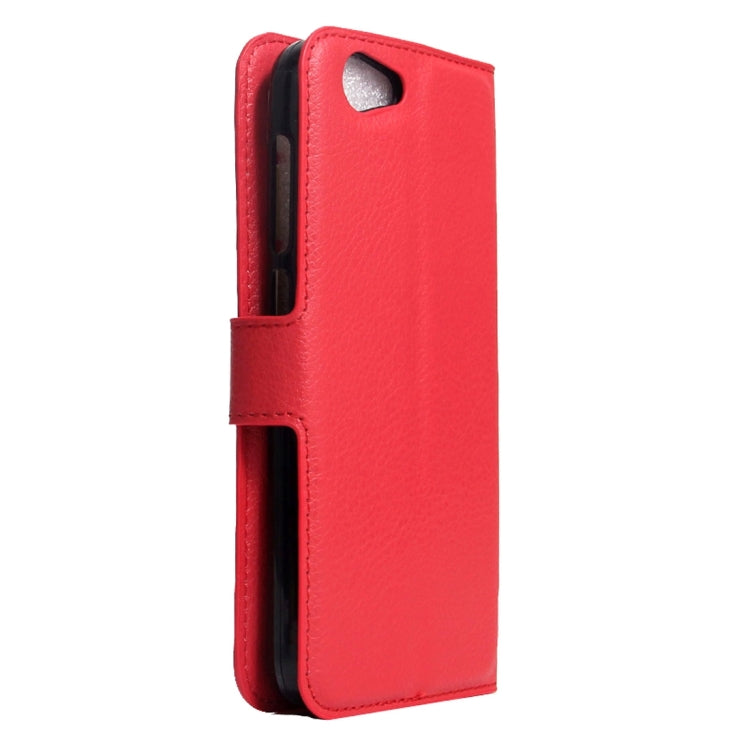 For Meizu  Meilan X Litchi Texture Horizontal Flip Leather Case with Magnetic Buckle & Holder & Card Slots & Wallet