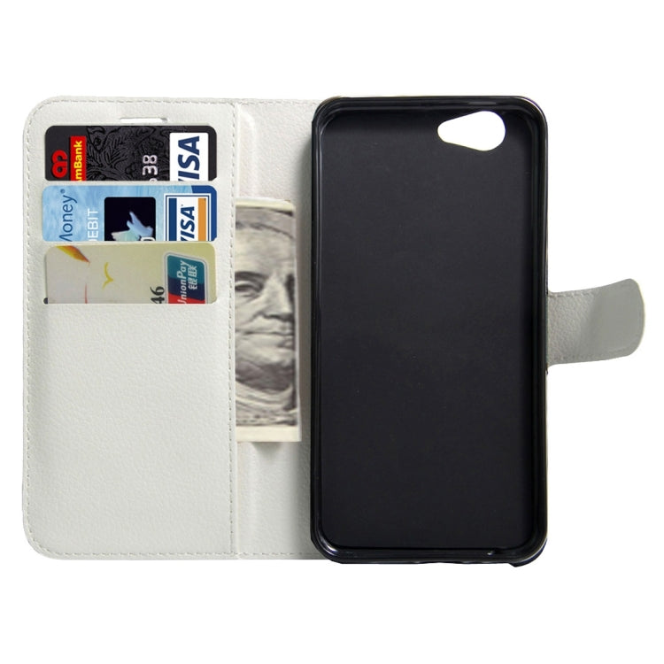 For Meizu  Meilan X Litchi Texture Horizontal Flip Leather Case with Magnetic Buckle & Holder & Card Slots & Wallet