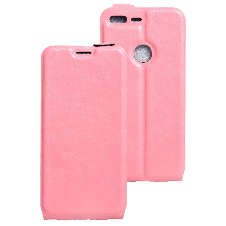 For Google Pixel Vertical Flip Leather Case with Card Slot & Photo Frame