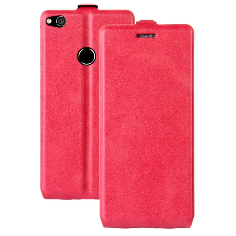 For Huawei  P8 Lite (2017) Vertical Flip Leather Case with Card Slot & Photo Frame