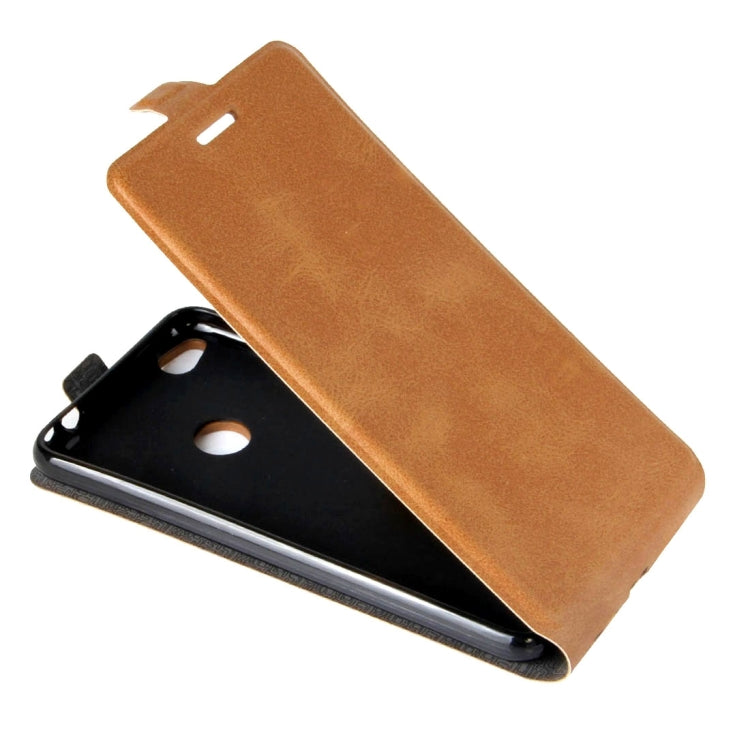 For Huawei  P8 Lite (2017) Vertical Flip Leather Case with Card Slot & Photo Frame