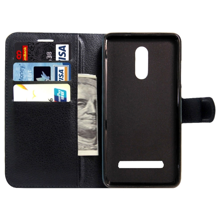 LEAGOO for M8 (MPH1460) Litchi Texture Horizontal Flip Leather Case with Magnetic Buckle & Holder & Card Slots & Wallet