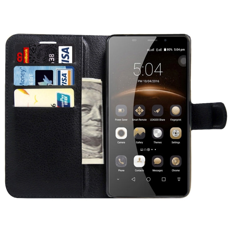 LEAGOO for M8 (MPH1460) Litchi Texture Horizontal Flip Leather Case with Magnetic Buckle & Holder & Card Slots & Wallet