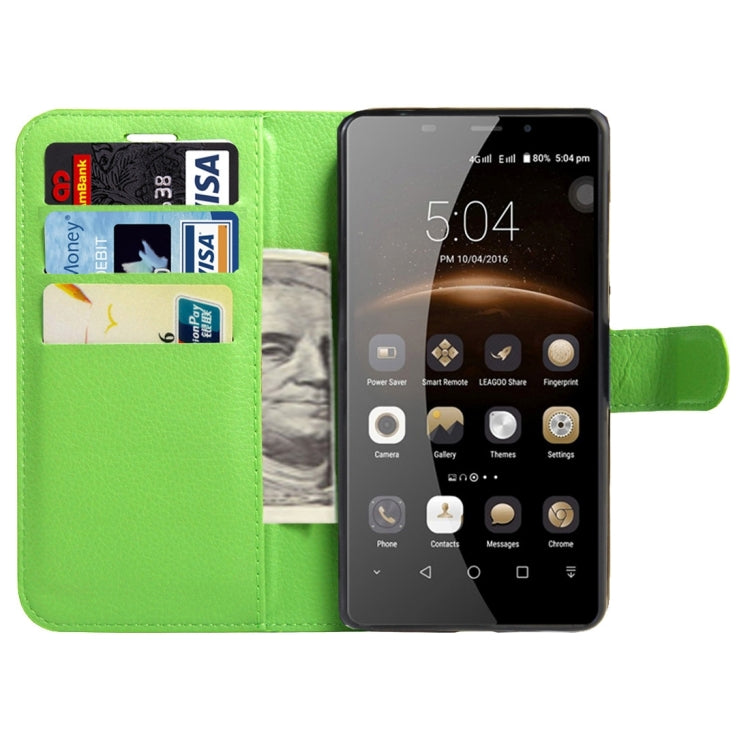 LEAGOO for M8 (MPH1460) Litchi Texture Horizontal Flip Leather Case with Magnetic Buckle & Holder & Card Slots & Wallet